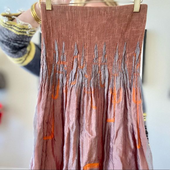 Gary & Orange Geometric Strapless Dress - Picture 1 of 6